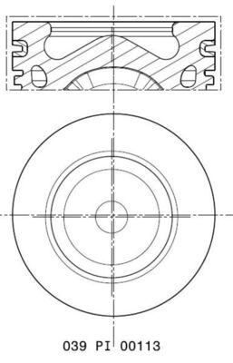 Поршень MAHLE/KNECHT 039 PI 00113 010