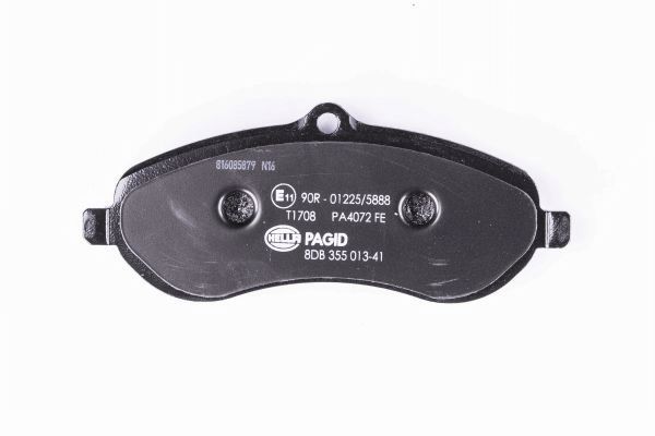 Комплект тормозных колодок дисковый тормоз HELLA/BEHR/PAGID 8DB 355 013-411