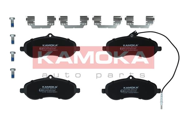 Комплект тормозных колодок дисковый тормоз kamoka KAMOKA JQ1013542