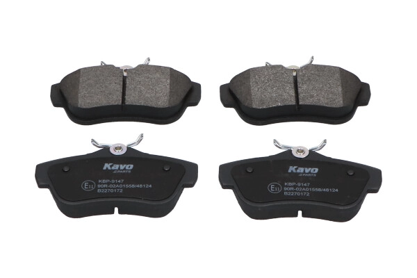 Комплект тормозных колодок дисковый тормоз KAVO PARTS KBP-9147