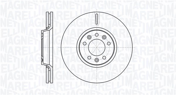 Тормозной диск MAGNETI MARELLI 361302040114
