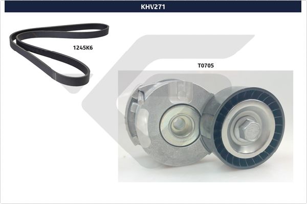 Поликлиновой ременный комплект HUTCHINSON KHV 271