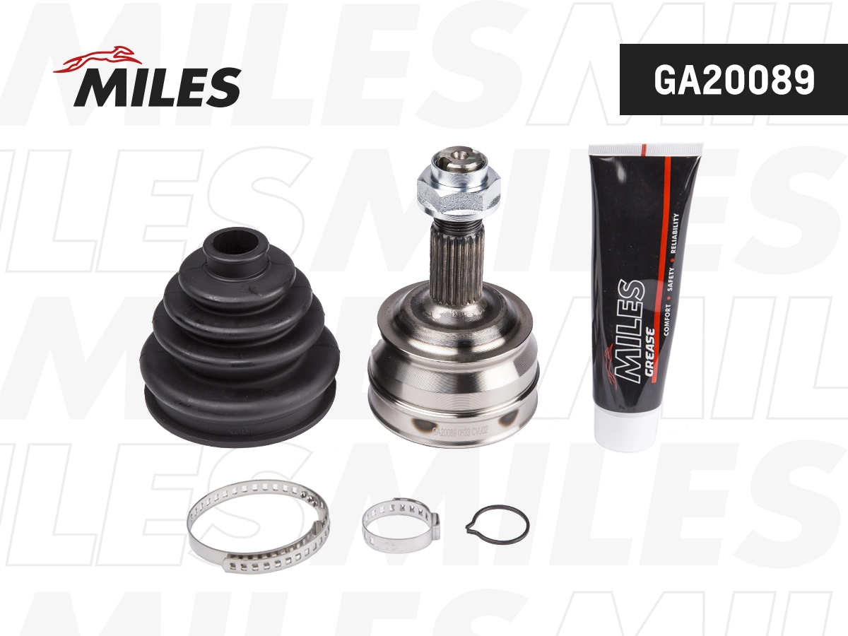 Шарнирный комплект приводной вал MILES GA20089