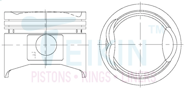 Поршень TEIKIN 42171.STD