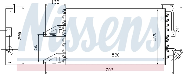 Конденсатор кондиционер NISSENS 94566