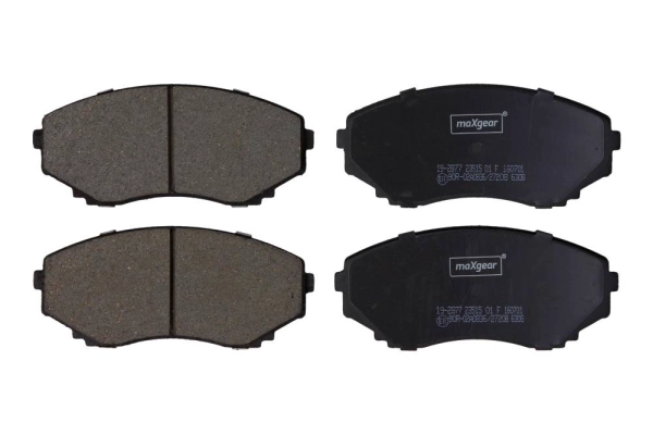 Комплект тормозных колодок дисковый тормоз MAXGEAR 19-2877