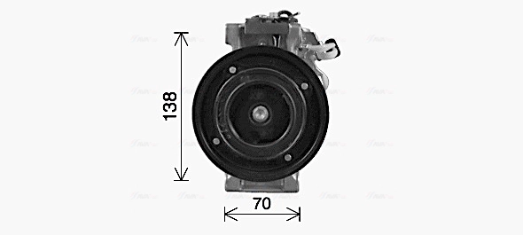 Компрессор кондиционер AVA QUALITY COOLING MSAK772