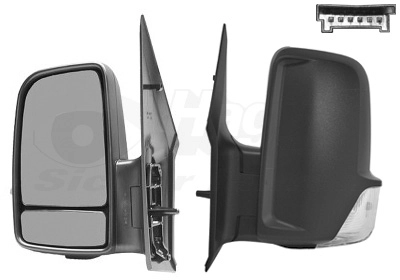 Наружное зеркало hagus VAN WEZEL 3077807