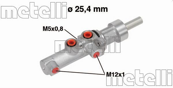 Главный тормозной цилиндр METELLI 05-0752