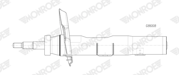 Амортизатор monroe original (gas technology) MONROE G8668