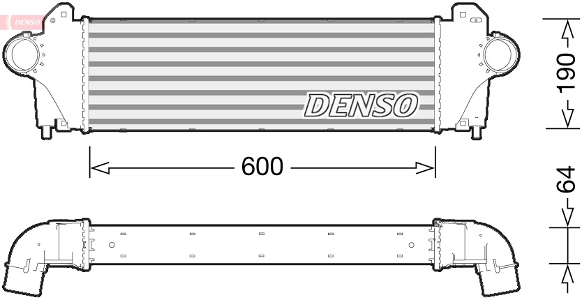Интеркулер DENSO DIT12005