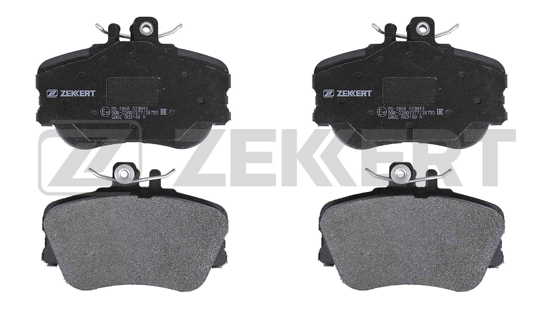 Комплект тормозных колодок дисковый тормоз ZEKKERT BS-2868