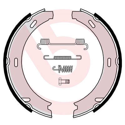 Комплект тормозных колодок стояночная тормозная система essential line