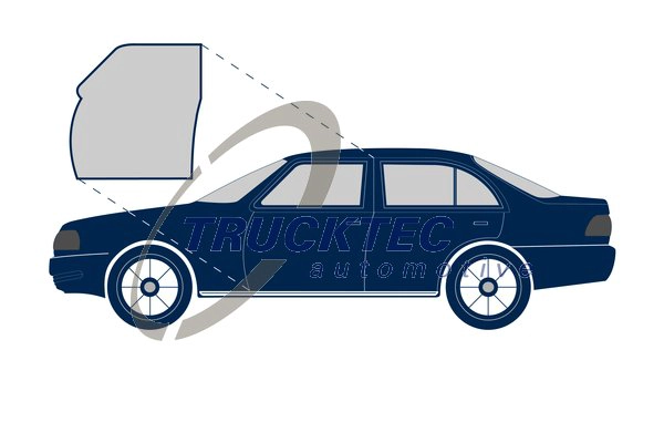 Уплотнение двери TRUCKTEC AUTOMOTIVE 02.53.074