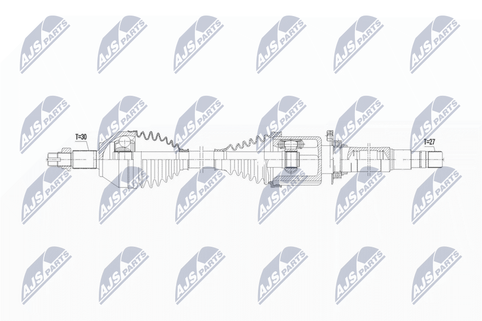 Приводной вал NTY NPW-AR-022