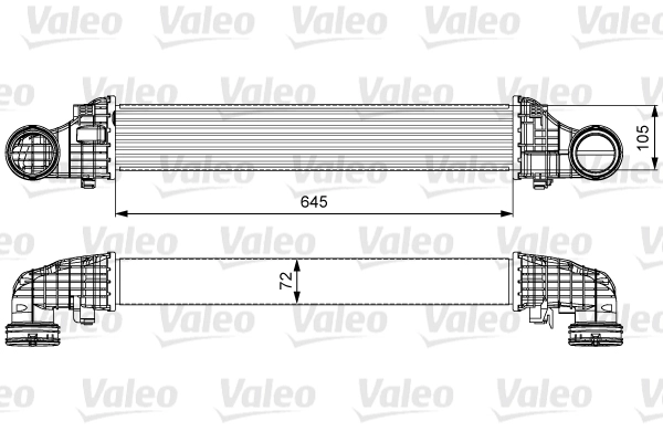 Интеркулер VALEO 818606