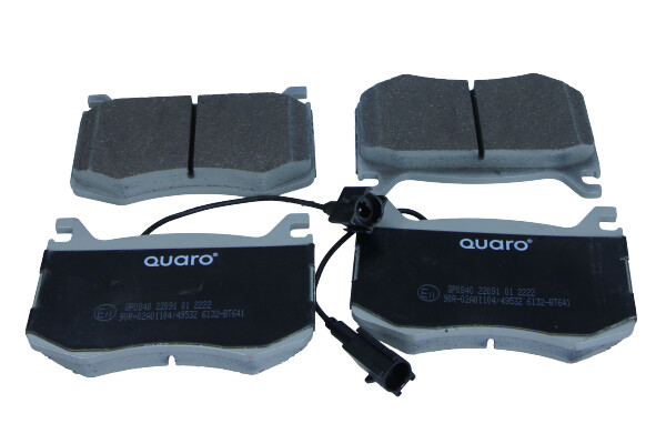 Комплект тормозных колодок дисковый тормоз QUARO QP0840