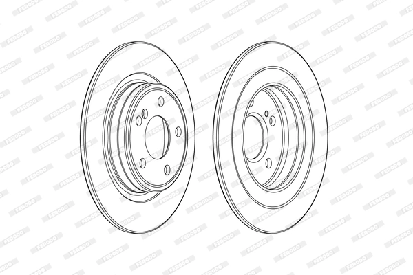 Тормозной диск premier FERODO DDF2486C