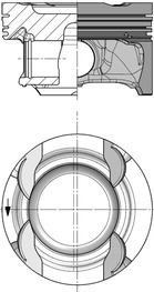 Поршень KOLBENSCHMIDT 40853600