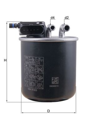 Топливный фильтр MAHLE/KNECHT KL 942