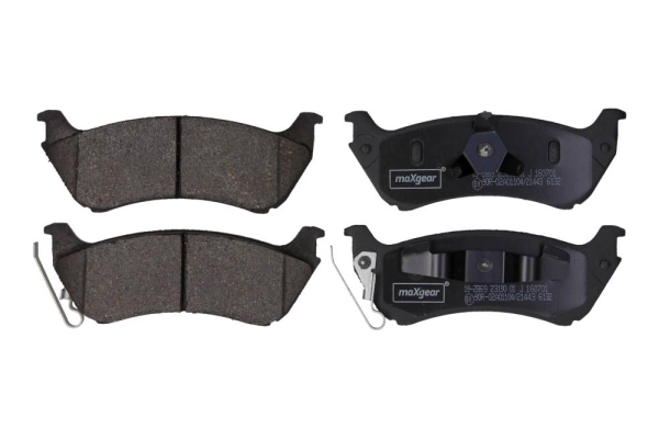 Комплект тормозных колодок дисковый тормоз MAXGEAR 19-2869