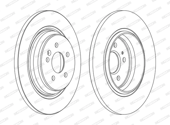 Тормозной диск premier FERODO DDF1099C