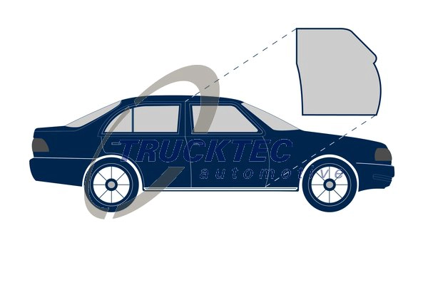 Уплотнение двери TRUCKTEC AUTOMOTIVE 02.53.028