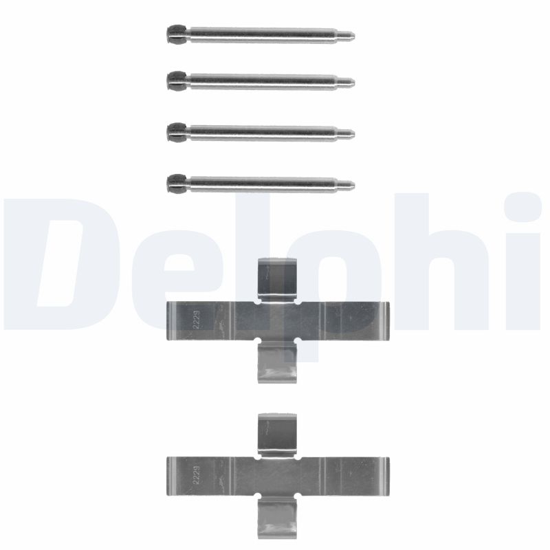 Комплектующие колодки дискового тормоза DELPHI LX0047