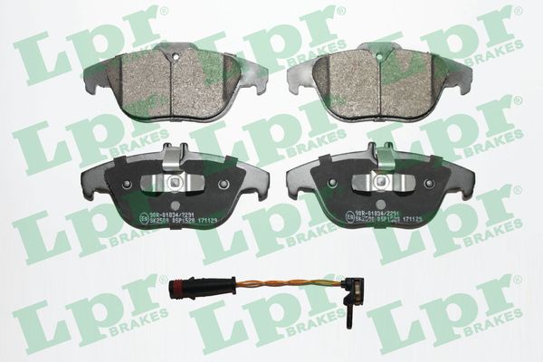 Комплект тормозных колодок дисковый тормоз LPR 05P1528A