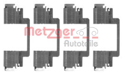 Комплектующие колодки дискового тормоза METZGER 109-1774