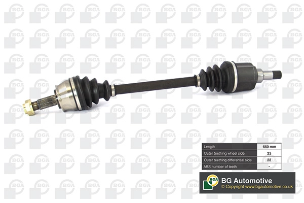 Приводной вал BGA DS1428L