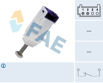 Выключатель привод сцепления (tempomat) FAE 24792