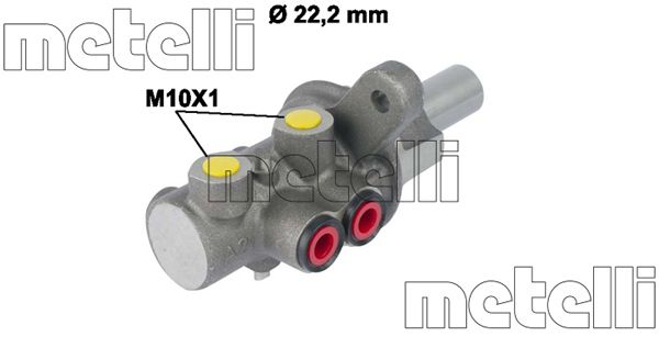 Главный тормозной цилиндр METELLI 05-0730