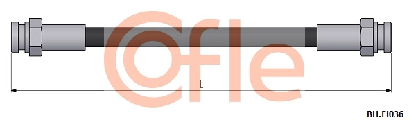 Тормозной шланг COFLE 92.BH.FI036