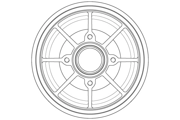 Тормозной барабан TRW DB4546MR