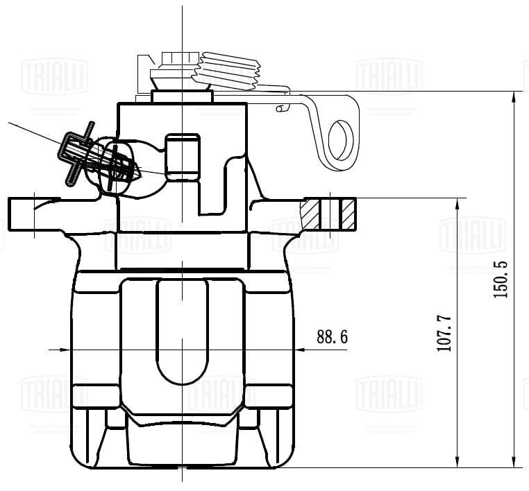 Тормозной суппорт TRIALLI CF 103564