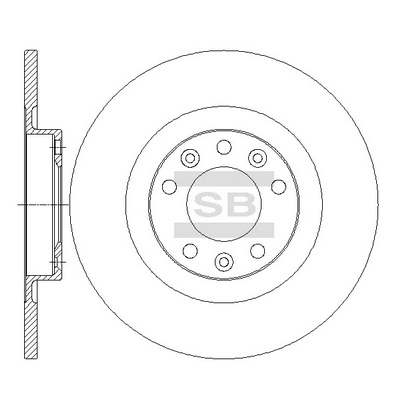 Тормозной диск HI-Q SD6005