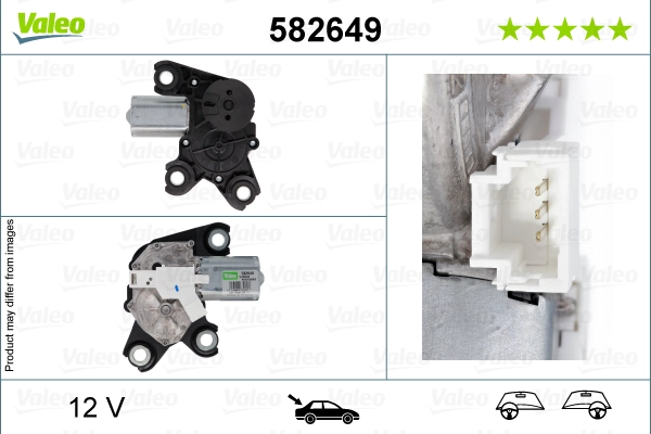 Двигатель стеклоочистителя original part VALEO 582649