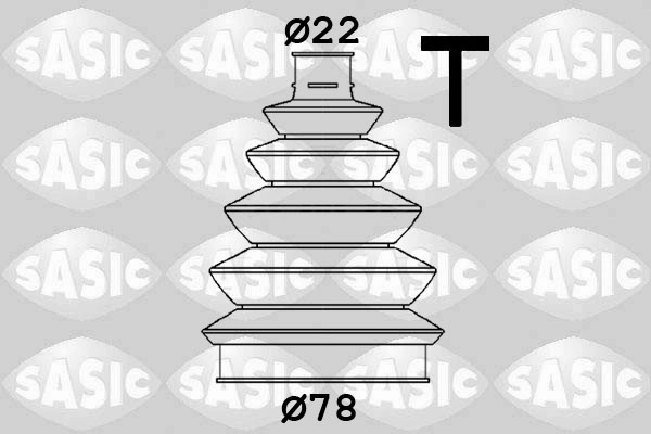 Комплект пыльника приводной вал SASIC 1900035