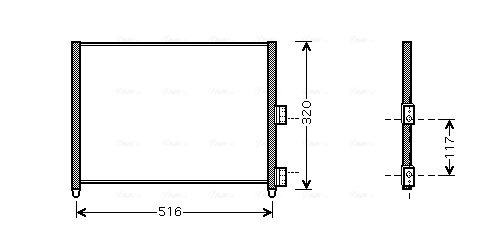 Конденсатор кондиционер AVA QUALITY COOLING FTA5303