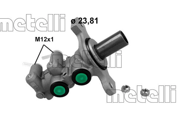 Главный тормозной цилиндр METELLI 05-1273