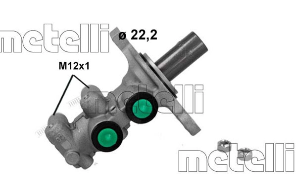 Главный тормозной цилиндр METELLI 05-1262