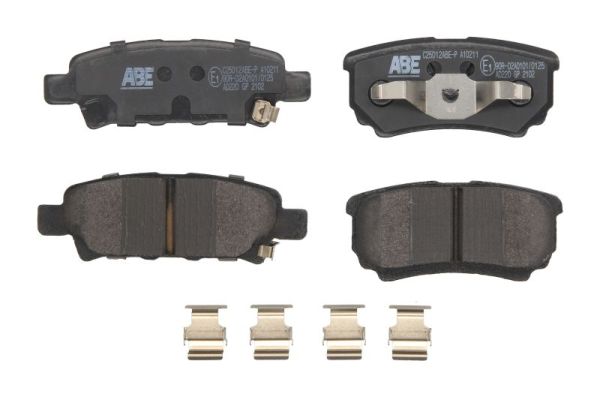Комплект тормозных колодок дисковый тормоз ABE C25012ABE-P