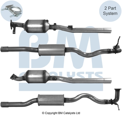 Сажевый / частичный фильтр система выхлопа ог approved BM CATALYSTS BM11694H