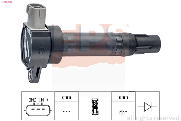 Катушка зажигания made in italy - oe equivalent EPS 1.970.505