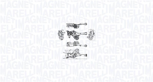 Масляный радиатор двигательное масло MAGNETI MARELLI 350300001200