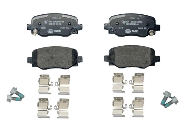 Комплект тормозных колодок дисковый тормоз HELLA/BEHR/PAGID 8DB 355 025-481