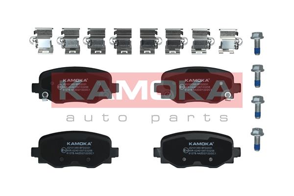 Комплект тормозных колодок дисковый тормоз kamoka KAMOKA JQ101355
