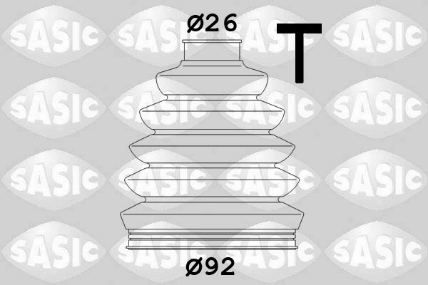 Комплект пыльника приводной вал SASIC 1906109