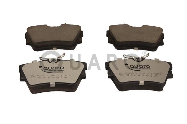 Комплект тормозных колодок дисковый тормоз quaro silver ceramic QUARO QP3612C